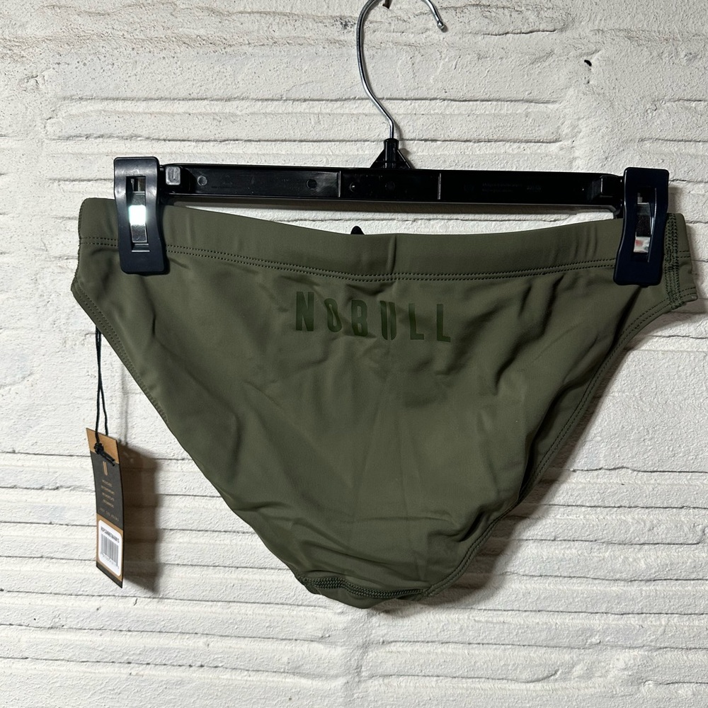 NWT NOBULL Army Green Swimsuit Bottoms For Women Size Small - Picture 3 of 5